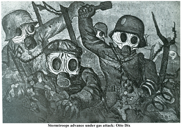 Stormtroops under gas attack Otto Dix 12